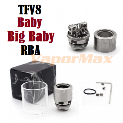 Обслуживаемая база Smok TFV 8 Baby / Big baby RBA + стекло