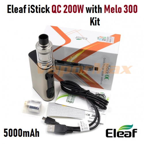 Eleaf iStick QC 200W with Melo 300 Kit- 5000mAh фото 5