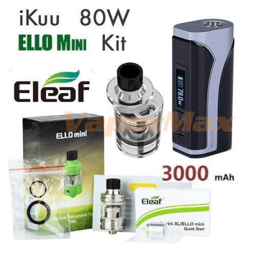 Eleaf iKuun i80 с ELLO mini kit фото 3