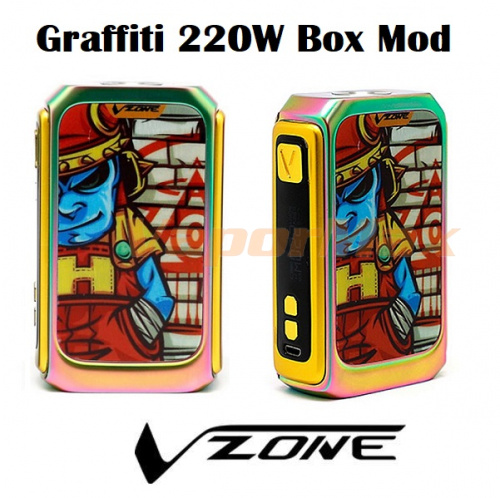 Tesla and Vzone Graffiti 220W mod (оригинал) фото 4