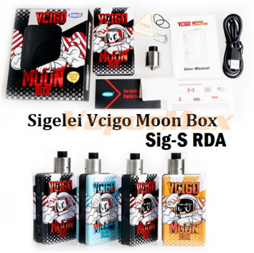 Sigelei Vcigo Moon Box 200W Mod Sig-S RDA Kit