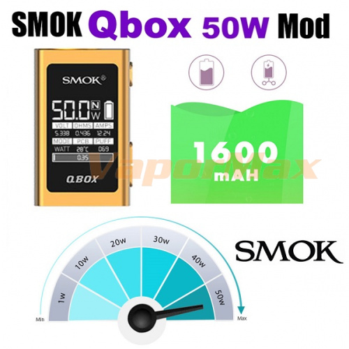 Smok Q-Box 50w 1600 мАч mod фото 2