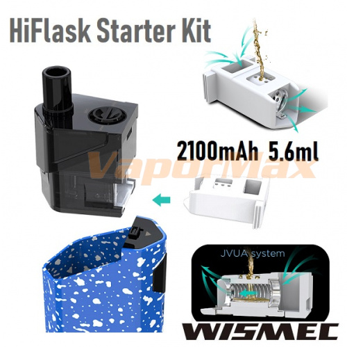 Wismec HiFlask Starter Kit 2100mAh 5.6ml фото 6