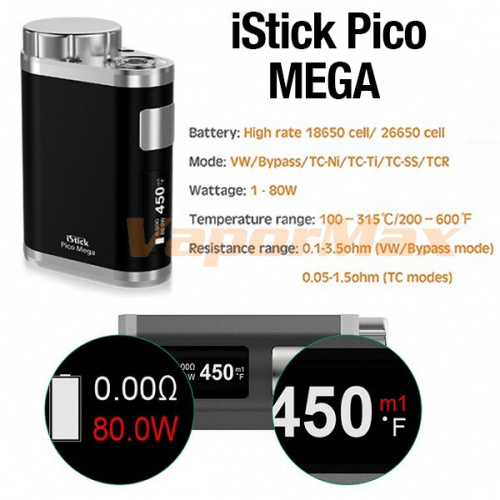 iStick Pico Mega 80W (оригинал) фото 4