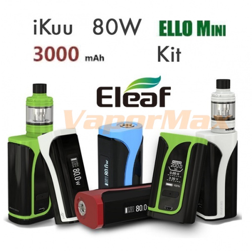 Eleaf iKuun i80 с ELLO mini kit фото 2