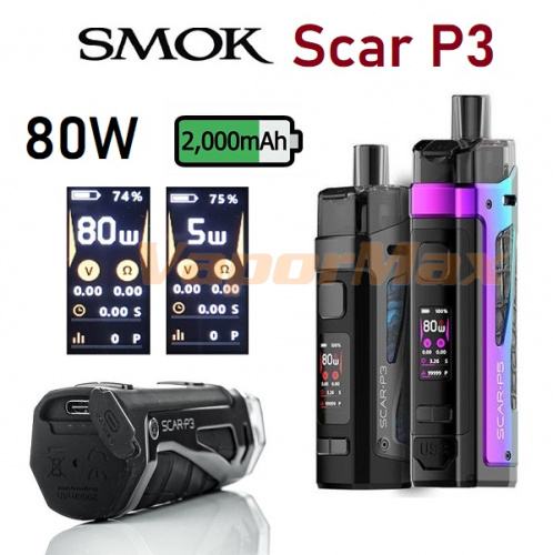 Smok - Scar P3 80W Mod Kit фото 4