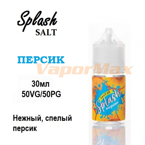 Жидкость Splash SALT - Ванильный Персик (30мл)