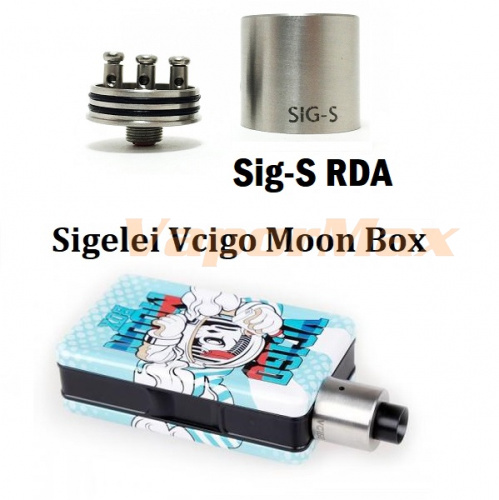 Sigelei Vcigo Moon Box 200W Mod Sig-S RDA Kit фото 4