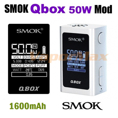 Smok Q-Box 50w 1600 мАч mod фото 3