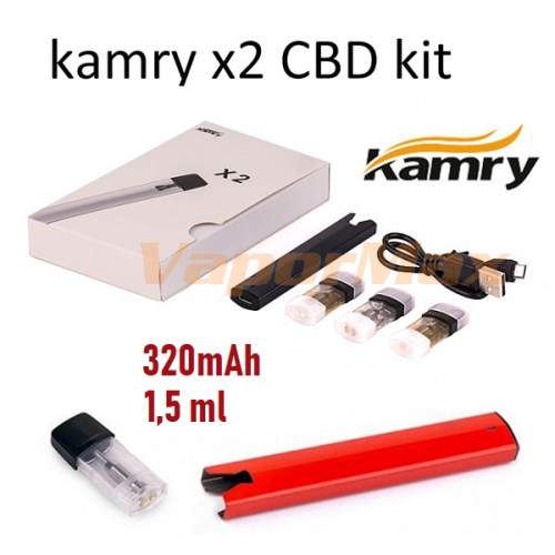 Kamry X2 320mAh CBD Pod System Starter Kit фото 2