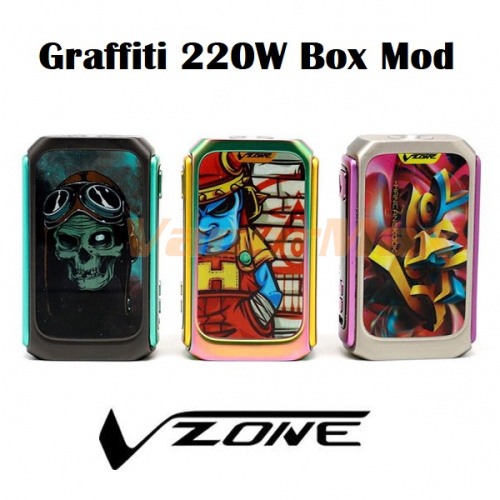 Tesla and Vzone Graffiti 220W mod (оригинал) фото 2