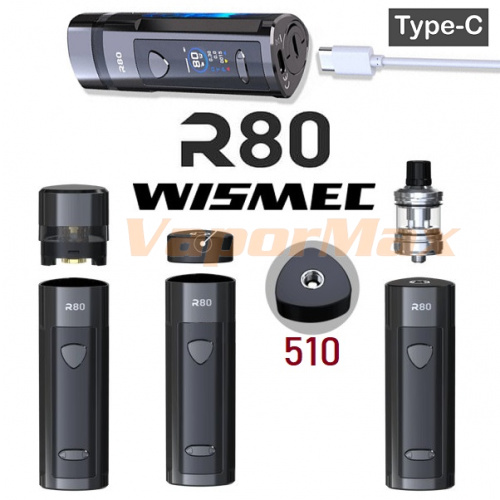 Wismec R80 Pod Kit купить в Москве, Vape, Вейп, Электронные сигареты, Жидкости фото 2