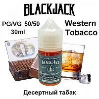 Жидкость Black Jack Salt - Western Tobacco (30мл)