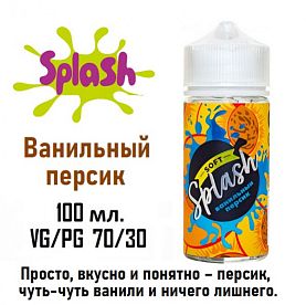 Жидкость Splash - Ванильный персик (100мл)