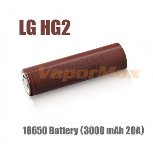 Аккумулятор LG HG2 3000 mAh (20A) купить в Москве, Vape, Вейп, Электронные сигареты, Жидкости