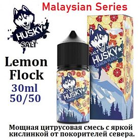 Жидкость Husky Malaysian Series Salt - Lemon Flock 30мл