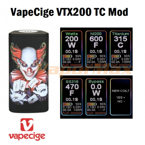 VapeCige VTX200 Mod фото 5