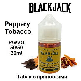 Жидкость Black Jack Salt - Peppery Tobacco (30мл)