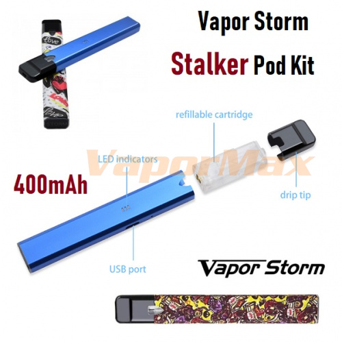 Vapor Storm Stalker Pod Kit 400mAh фото 3