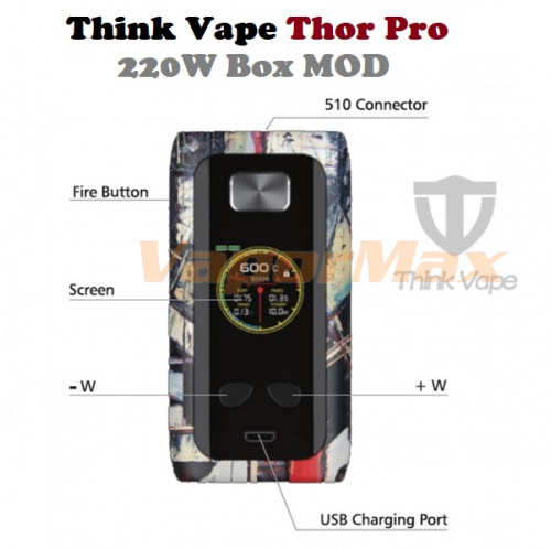 Think Vape Thor Pro 220W MOD фото 3