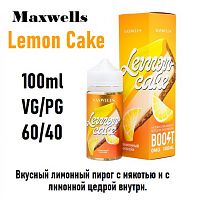 Жидкость Maxwells - Lemon Cake (100 мл)