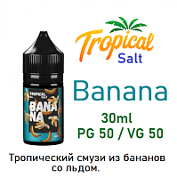 Жидкость Tropical Salt - Banana 30мл