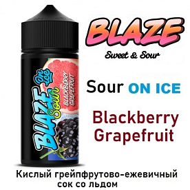 Жидкость Blaze Sweet&Sour - On Ice Sour Blackberry Grapefruit 100мл