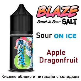 Жидкость Blaze Sweet&Sour salt - On Ice Sour Apple Dragonfruit 30 мл