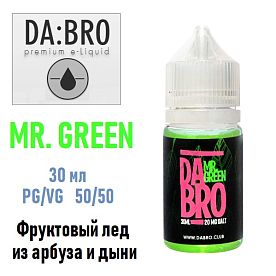 Жидкость Da:Bro Salt -  Mr. Green 30 мл