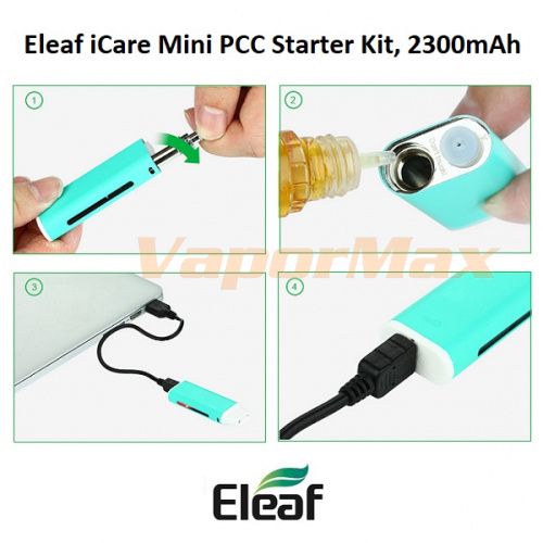 Eleaf iCare Mini PCC Starter Kit, 2300mAh фото 4