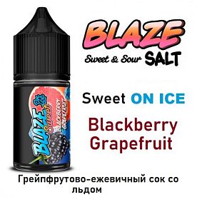 Жидкость Blaze Sweet&Sour salt - On Ice Sweet Blackberry Grapefruit 30 мл