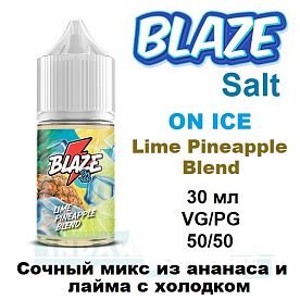 Жидкость Blaze Salt - ON ICE Lime Pineapple Blend (30мл)