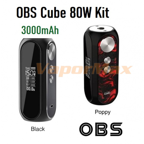 OBS Cube 80w Starter Kit 3000mAh фото 3
