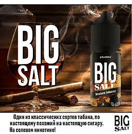 Жидкость Big SALT - West Tobacco 30мл.