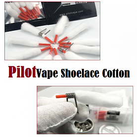 PilotVape Shoelace Cotton купить в Москве, Vape, Вейп, Электронные сигареты, Жидкости
