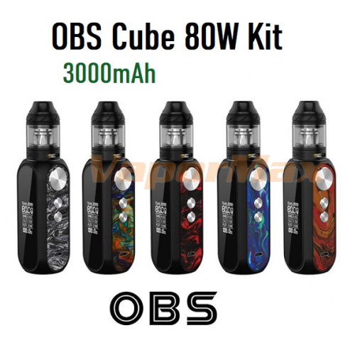 OBS Cube 80w Starter Kit 3000mAh фото 4