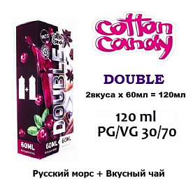 Жидкость DOUBLE - Русский Морс + Вкусный Чай (120ml)