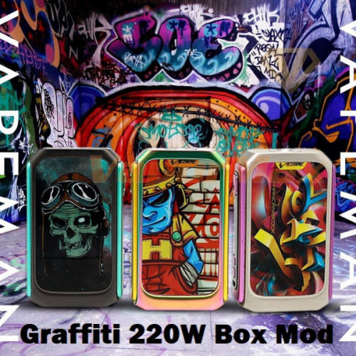 Tesla and Vzone Graffiti 220W mod (оригинал)