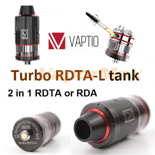 Vaptio Turbo RDTA-L tank фото 2