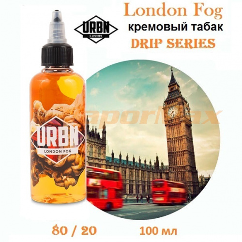 Жидкость URBN DRIP SERIES "London Fog" 100 мл купить в Москве, Vape, Вейп, Электронные сигареты, Жидкости
