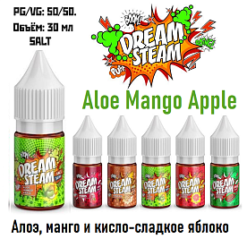 Жидкость Dream Steam Salt - Aloe Mango Apple (30мл)