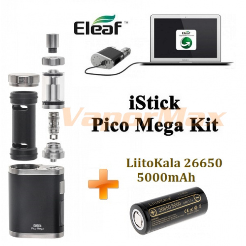 iStick Pico Mega TC Full Kit с аккумулятором (оригинал) фото 2