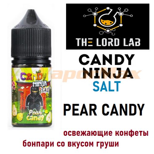 Жидкость Candy Ninja Salt - Pear Candy 30мл