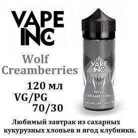 Жидкость Vape Inc - Wolf Creamberries (120 мл)