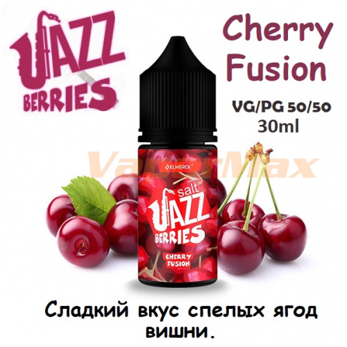 Жидкость Jazz Berries Salt - Cherry Fusion (30мл)