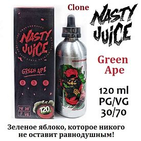 Жидкость Nasty Juice - Green Ape (clone 120мл)