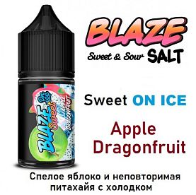 Жидкость Blaze Sweet&Sour salt - On Ice Sweet Apple Dragonfruit 30 мл