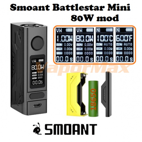 Smoant Battlestar Mini 80W mod (оригинал) фото 3