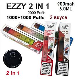 Ezzy 2 in 1 (2 вкуса, 2000 затяжек)