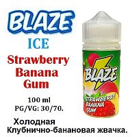 Жидкость Blaze - ICE Strawberry Banana Gum (100мл)